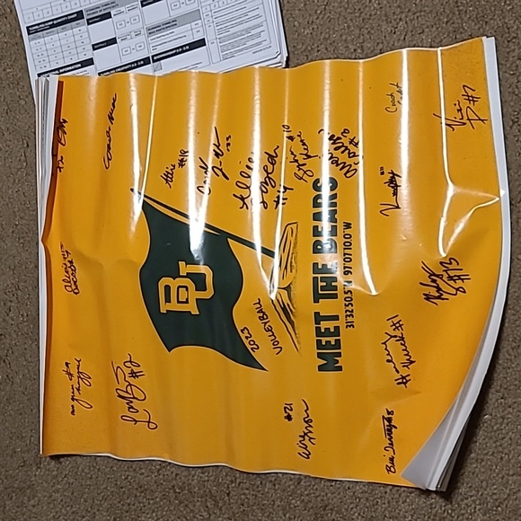 Baylor Bears Autographed Posters - Picture 14 of 15